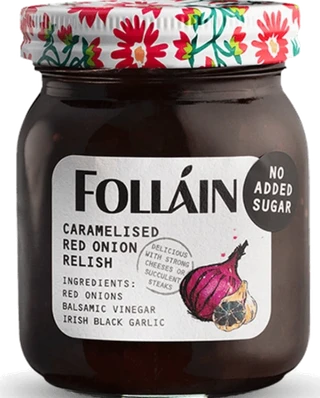 Folláin Caramelised Onion & Black Garlic Relish