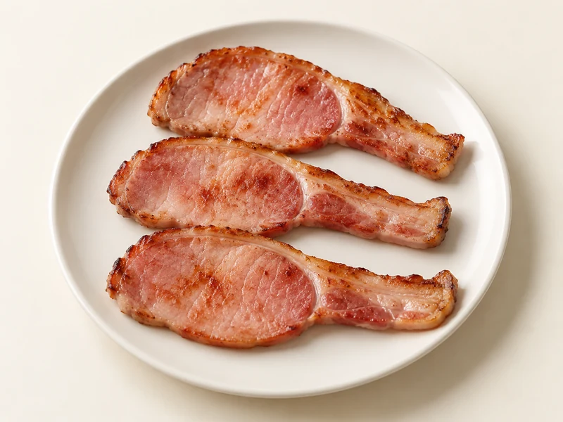 Gegenereerde serveersuggestie met Britse back bacon