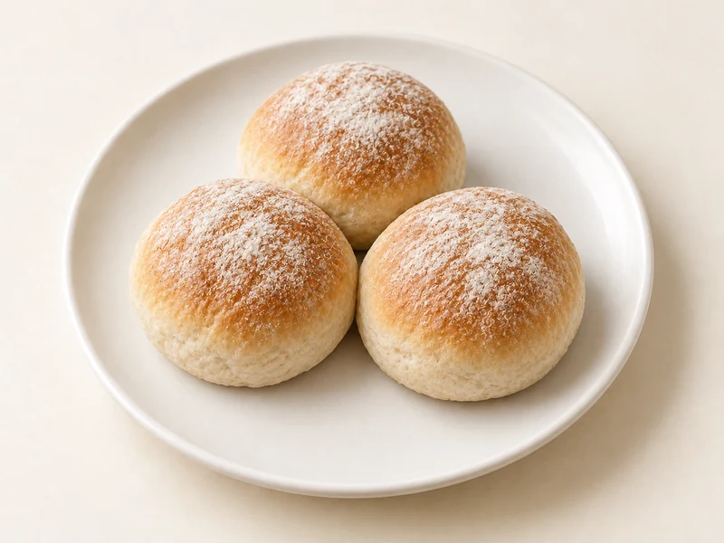 Gegenereerde serveersuggestie met floured baps